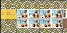 100 JAHRE BASLER MÜNSTER ZIERBOGEN **POSTFRISCH** - AA21