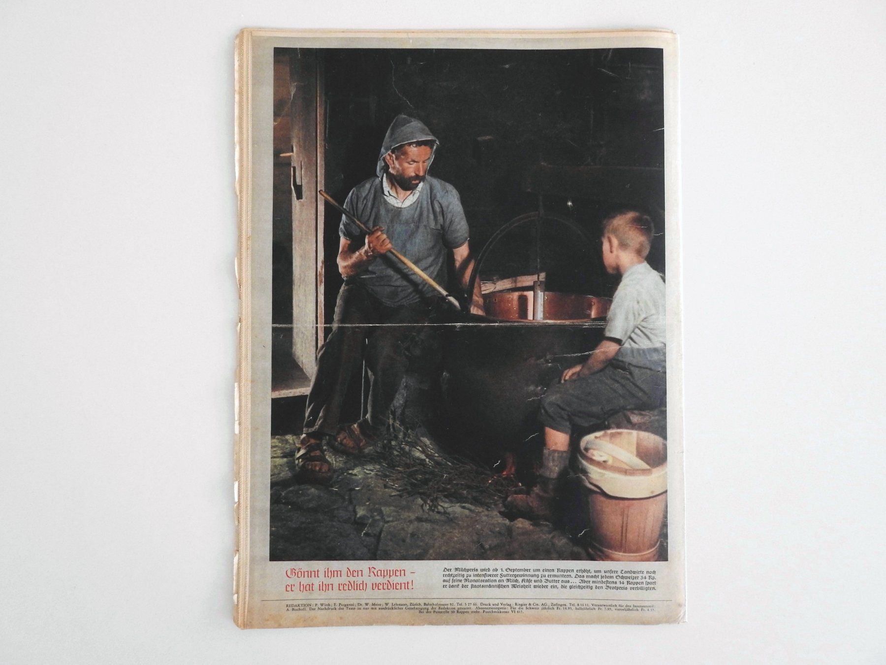 Riviste & Magazine: Schweizer Illustrierte Zeitung, 1943, Sondernummer 1. August – Usato da Büttenhardt venduto da LexyMara 3