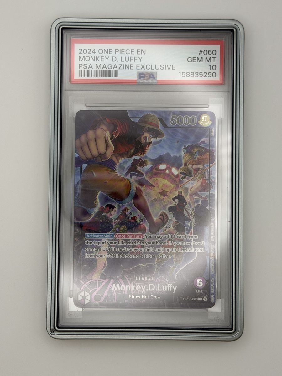 Bandai Sammelbilder & Trading cards: One Piece Monkey.D.Luffy OP05-060 PSA10 – Neu (gemäss Beschreibung) aus Uster von EDM1903