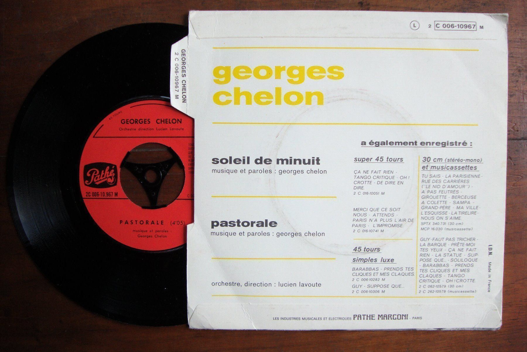 Dischi in vinile: GEORGES CHELON - SOLEIL DE MINUIT – Usato da Bern venduto da Uli_10_11 1