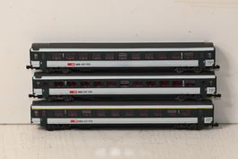 SBB IC Reisezugwagen Roco Spur N ohne OVP , 3 Stück