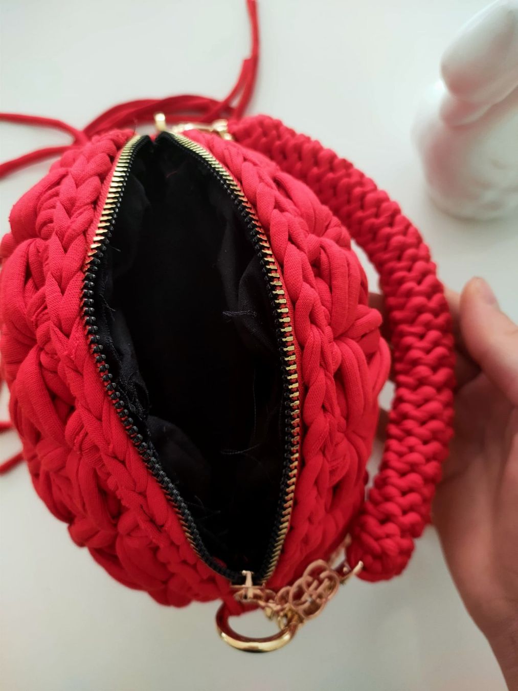 Borse da donna: Handgefertigte Häkeltasche – Nuovo (secondo la descrizione) da Kaltbrunn venduto da gurlukhandmade 2