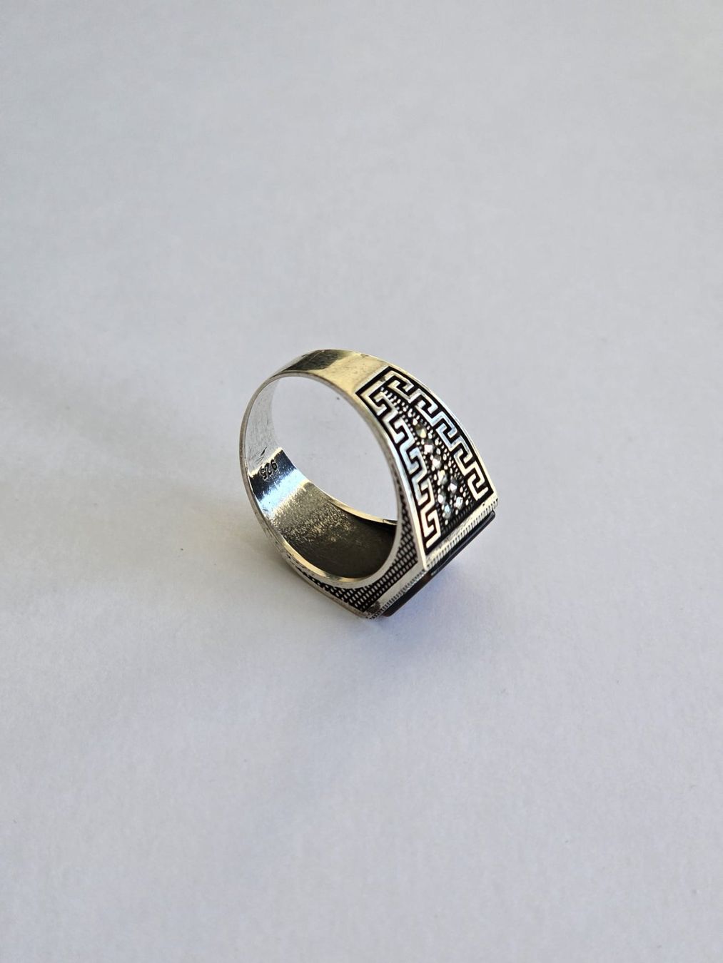 Anelli: Bague en argent, Oeil de Tigre taille 63 – Nuovo e nell'imballaggio originale da Neuchâtel venduto da NIDAVELIR 1