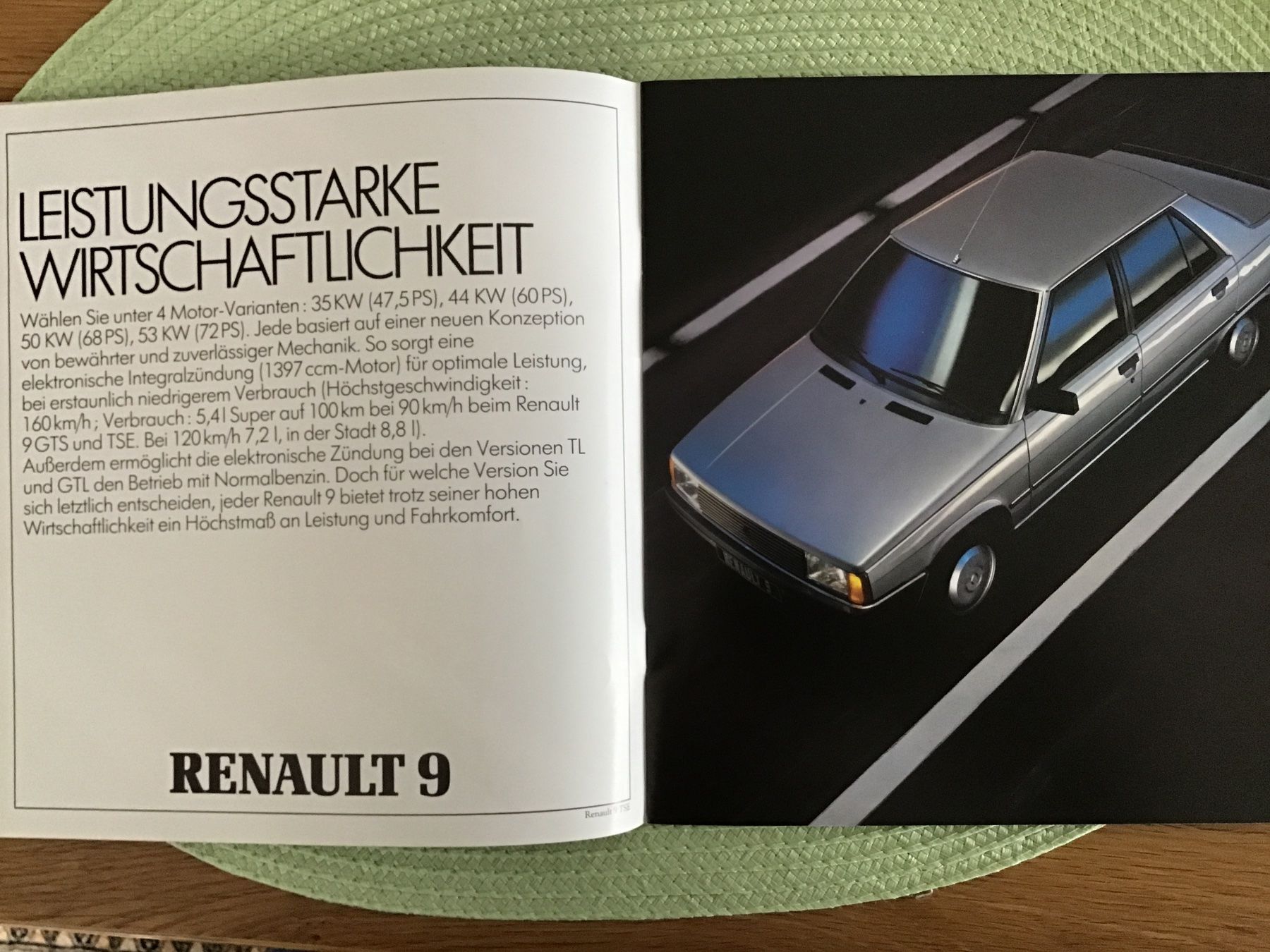 Renault Documenti: Renault 9 Verkaufsprospekt 36 Seiten – Usato da Scherzingen venduto da Starseller62 3