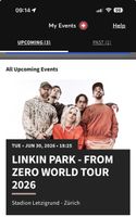 1 Sitzplatz Ticket für Linkin Park 30.6.26 
