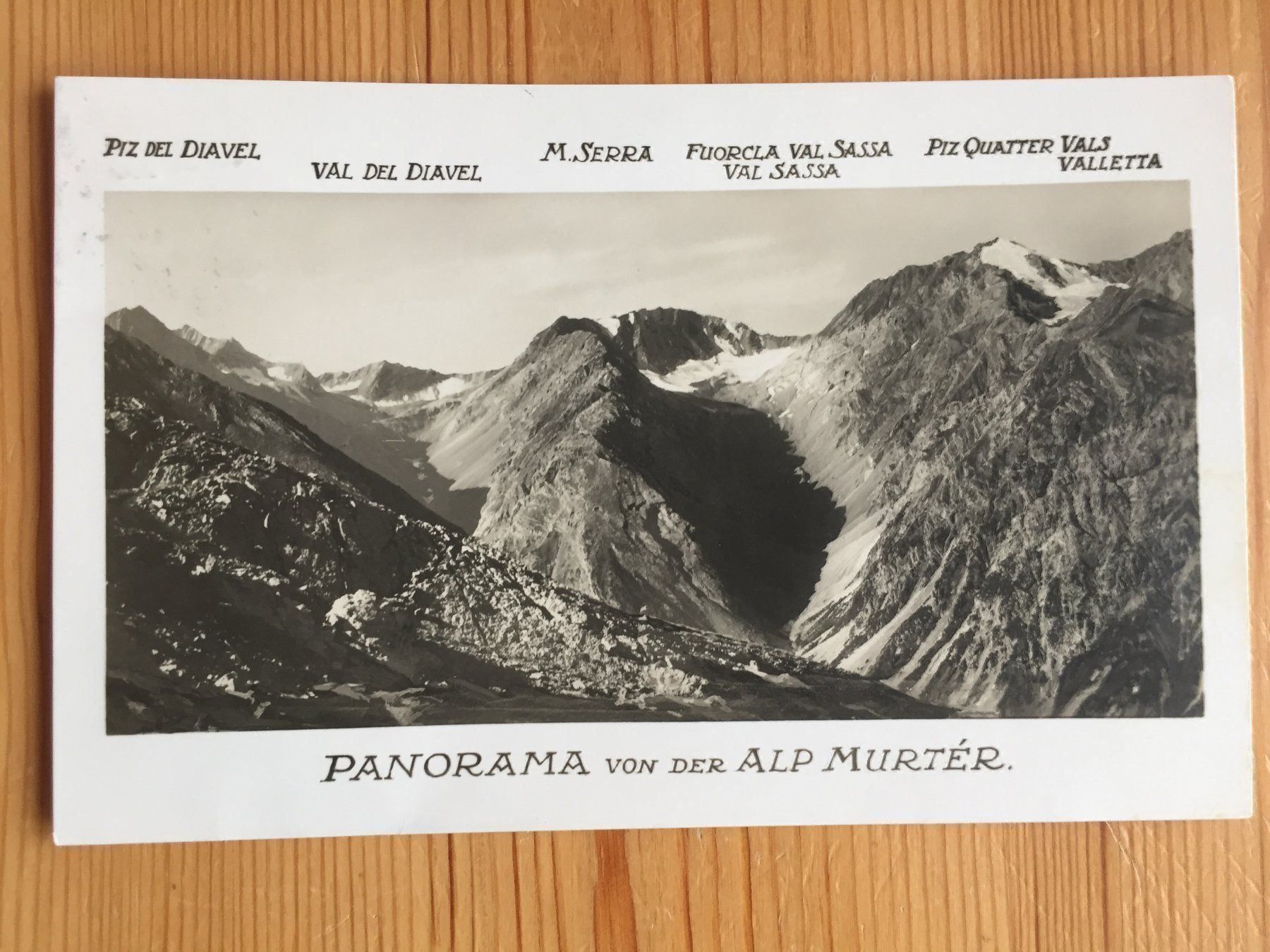Cartoline postali: Murtér Alp Panorama - AK 1932 – Usato da Oberuzwil venduto da Henri09