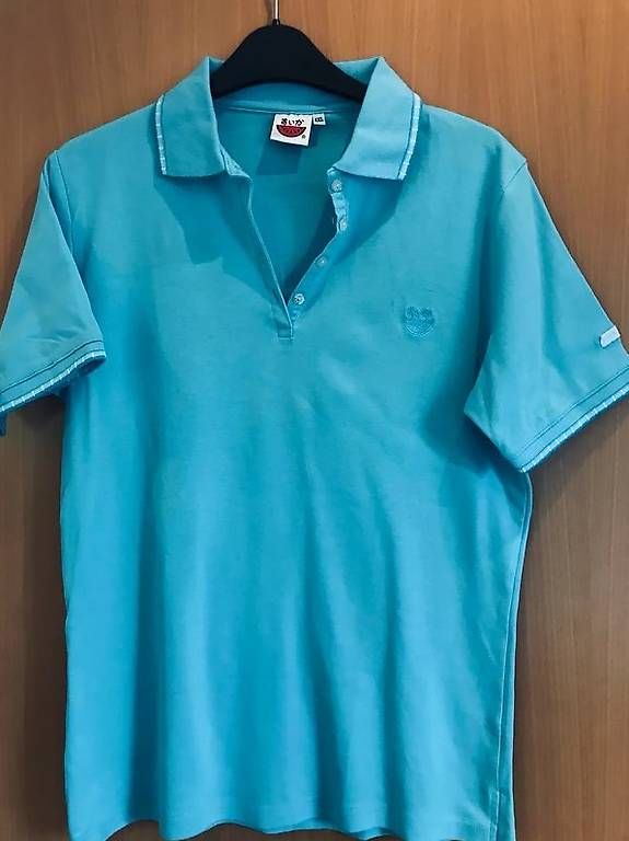 Magliette Polo: Poloshirt türkis - Gr. 40/42 - Baumwolle – Usato da Allschwil venduto da droledezebre