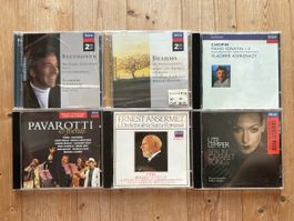 Konvolut mit 8 Klassik-CDs des Labels DECCA