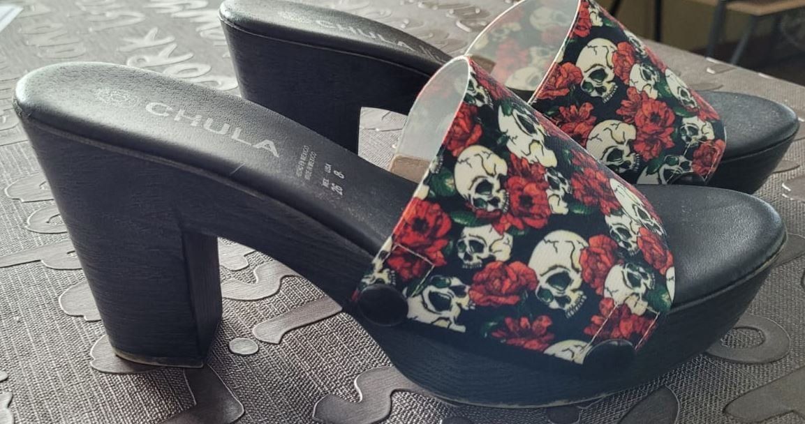 Scarpe da donna: Sandales - Mule Chula taille 38 – Nuovo (secondo la descrizione) da Neuchatel venduto da Annikika 2