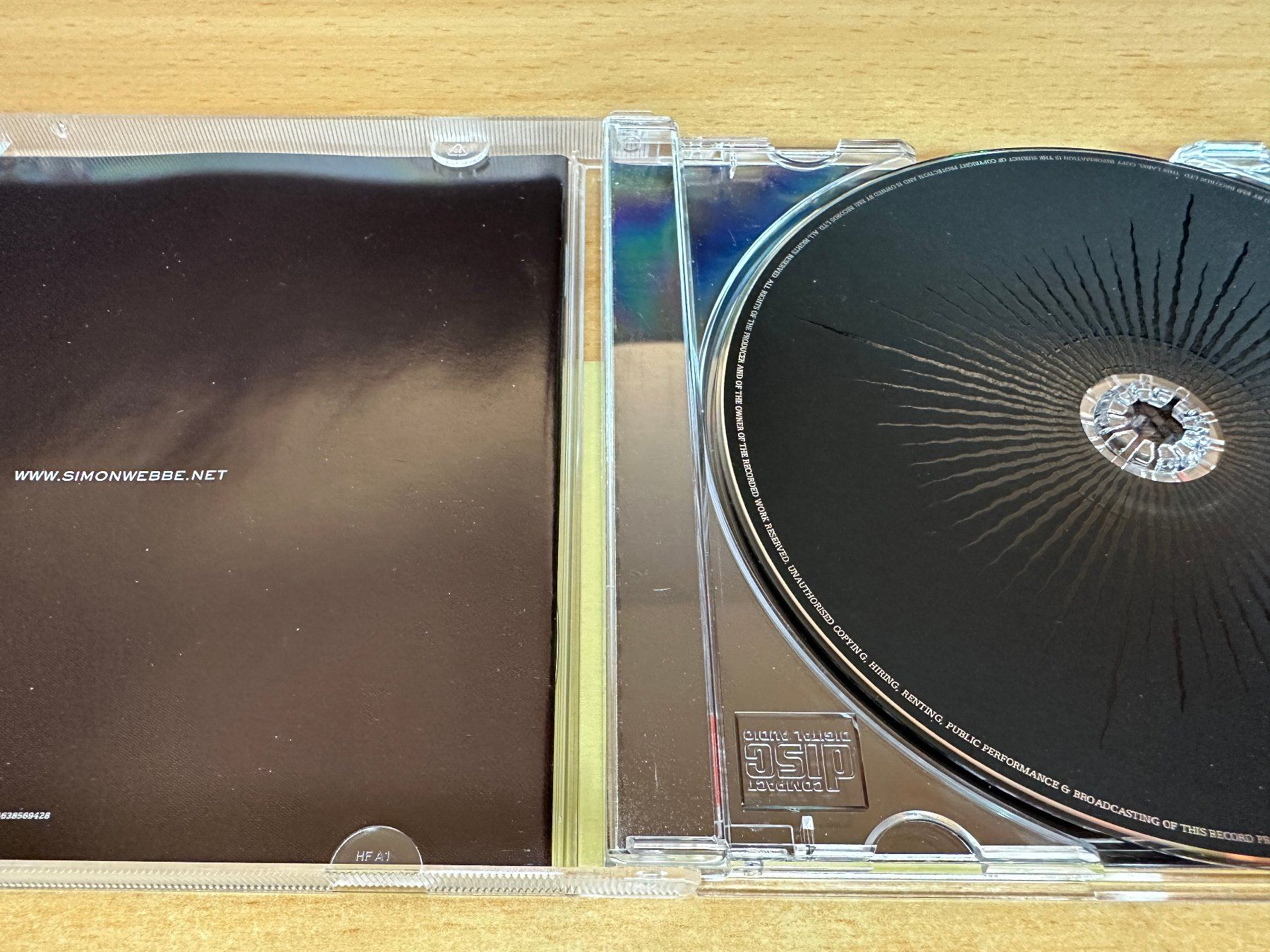 CD: Simon Webbe – Grace – Usato da Rikon im Tösstal venduto da Alpenmutz 2