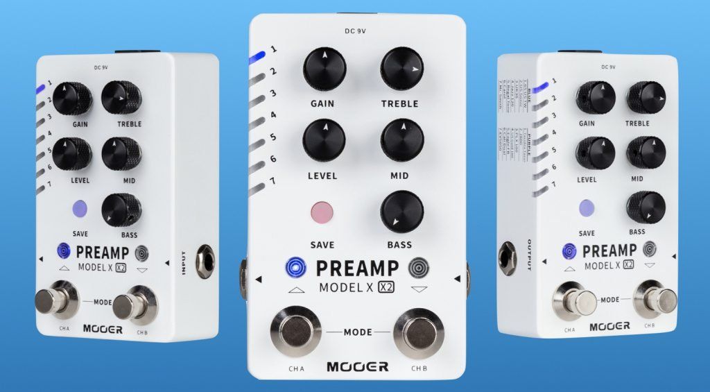 Mooer Amplificatori: Mooer PREAMP MODEL X2-Guitar Pedal – Nuovo (secondo la descrizione) da Biel/Bienne venduto da Sertan 2