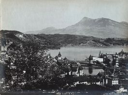 Vintage Wehrli um 1900, Luzern & Rigi, 16x22 cm