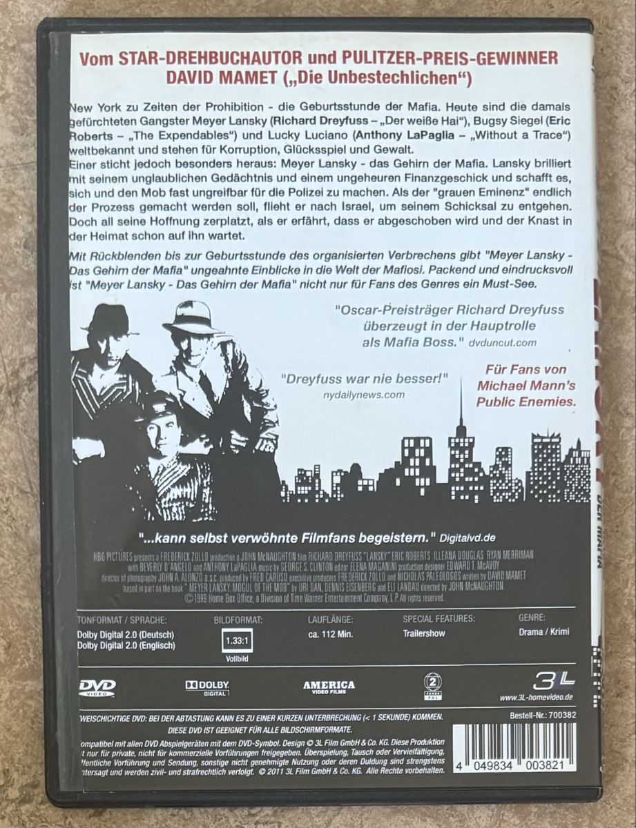 Alle DVDs: MEYER LANSKY DAS GEHIRN DER MAFIA – Neu (gemäss Beschreibung) aus Dietikon von AndreaSch01 1