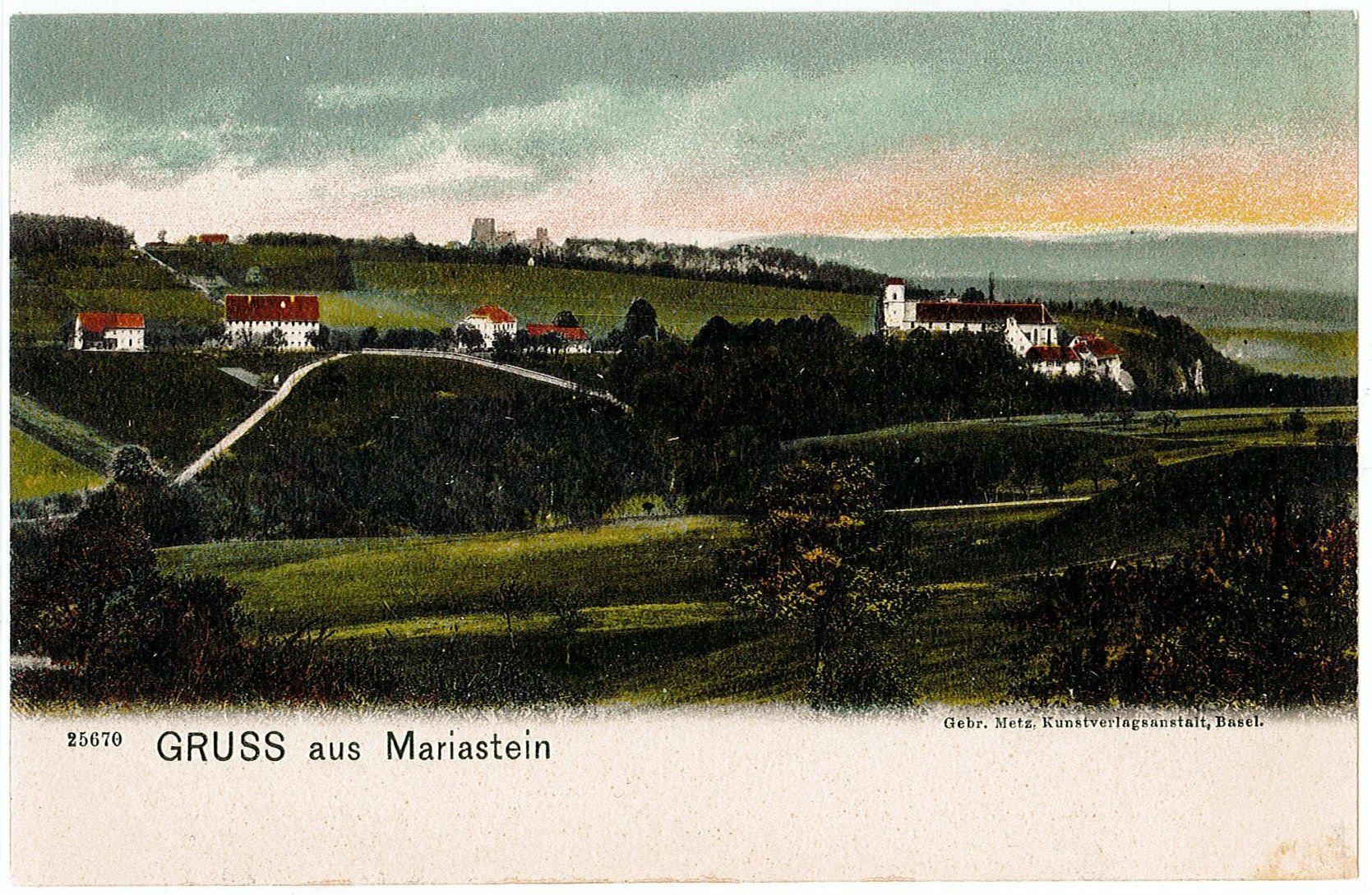 Cartoline postali: SO 103 Gruss aus MARIASTEIN – Nuovo (secondo la descrizione) da Fribourg venduto da philafri