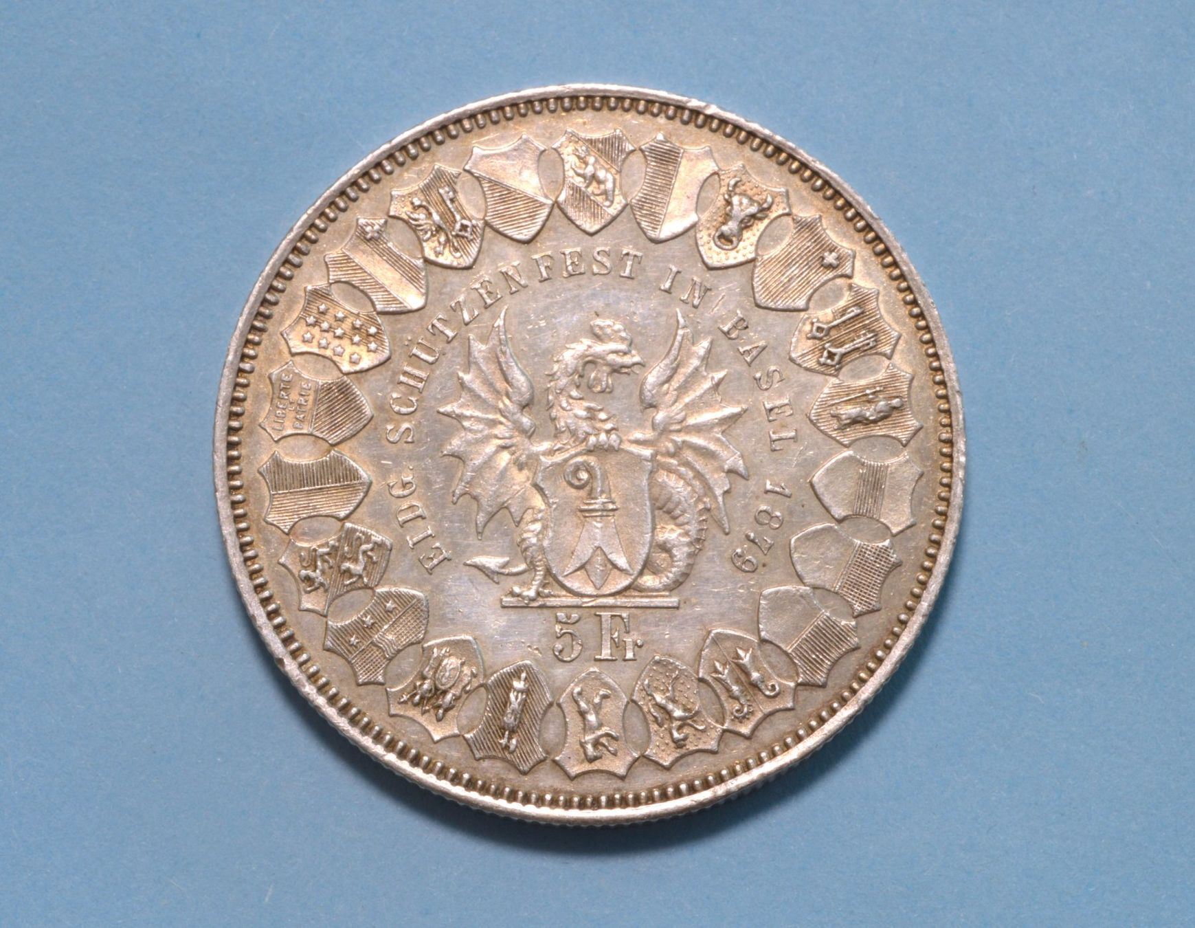 Toutes les monnaies: Schützentaler 5 Franken 1879 Basel – D'occasion à Oberglatt ZH par dil_85sh 3