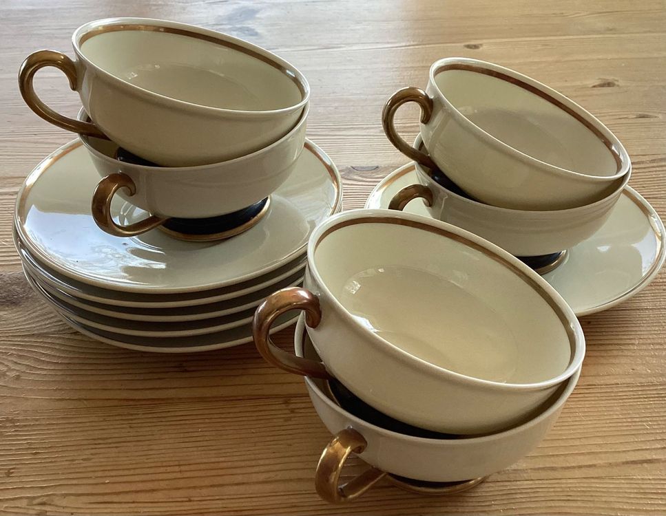 Service à café Langenthal en porcelaine Canton Vaud