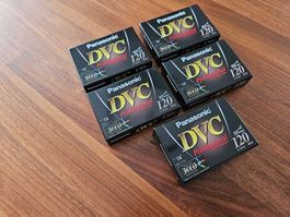 5 Panasonic DVC Professional Mini DV 60 Min Kassetten
