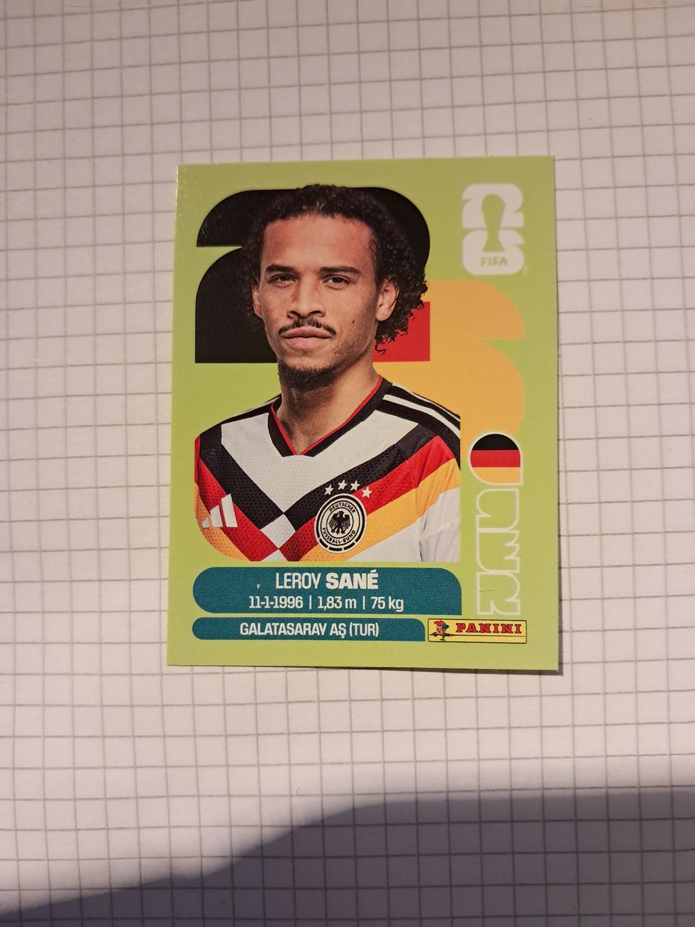 Panini Sammelbilder & Trading cards: WM26 Leroy Sanè 18 – Neu (gemäss Beschreibung) aus Wallisellen von Cyberfuexli
