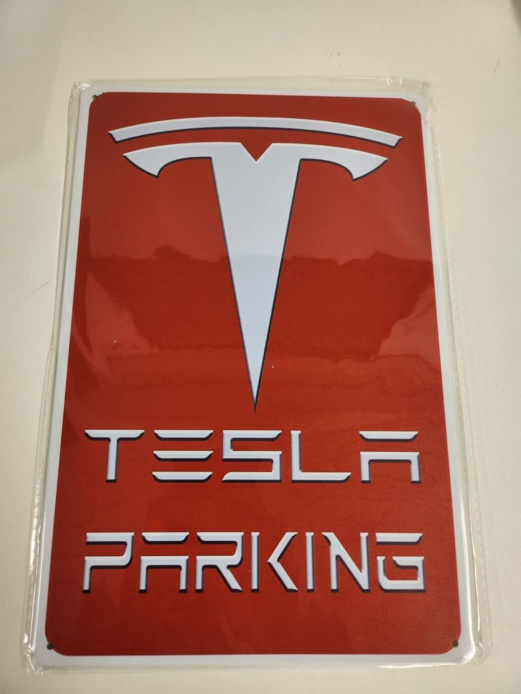 Insegne: Tesla Parking Only Blechschild 20x30cm – Nuovo e nell'imballaggio originale da Tuggen venduto da Zweitechanceboutique