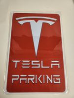Tesla Parking Only Blechschild 20x30cm
