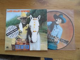 TEX RITTER LADY KILLIN COWBOY PICTURE DISC
