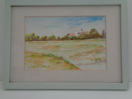Aquarell signiert H.Candinas 93