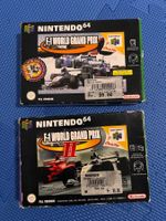 N64 F-1 World Grand Prix I + II inkl. OVP PAL