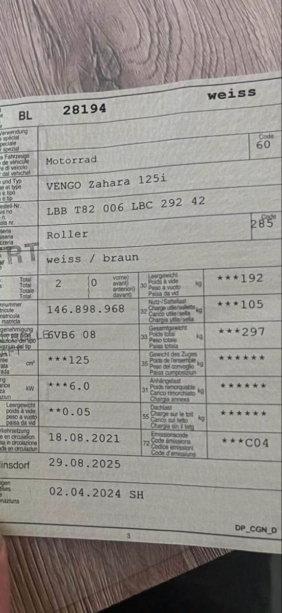 Tell Scooters: Tell Zahara 125i – Gebraucht aus Regensdorf von mex5145 6