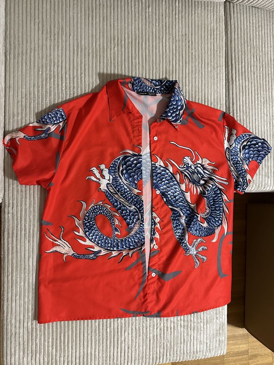 Camicie: Sur-chemise dragon – Nuovo (secondo la descrizione) da Lausanne venduto da ste_6zt5