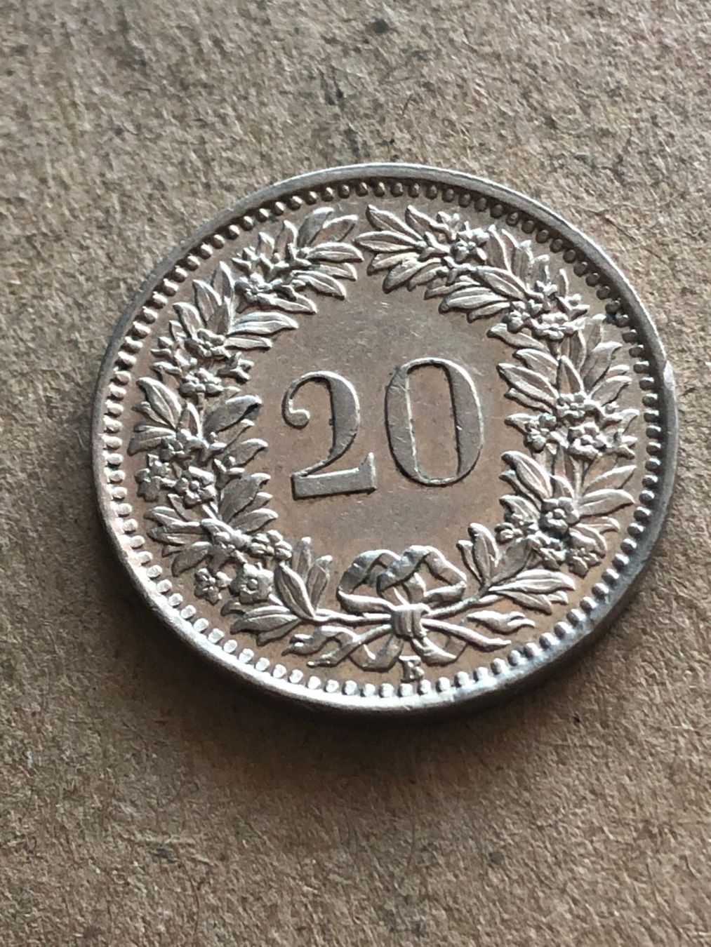 Toutes les monnaies: 20 Rp. 1962 ss+ – D'occasion à Schötz par Odpa 1