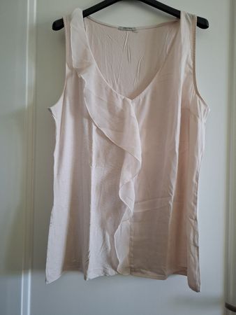 Canotta elegante rosa cipria con rouches tg L intimissimi