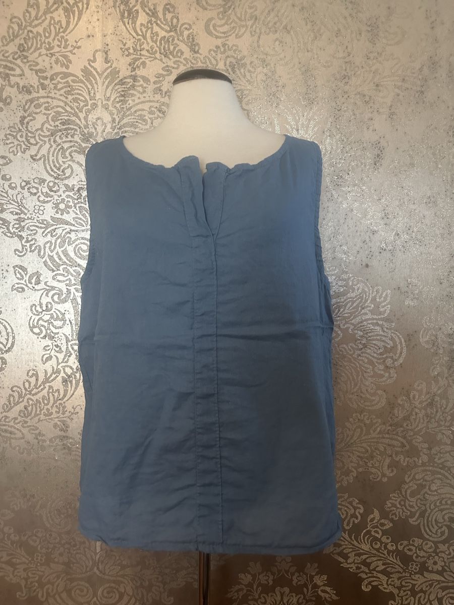 Camicette: Shirt Leinen blau - neu – Nuovo (secondo la descrizione) da Diepoldsau venduto da Soleil0425 1
