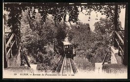 Glion, Arrivée du Funiculaire en Gare, 