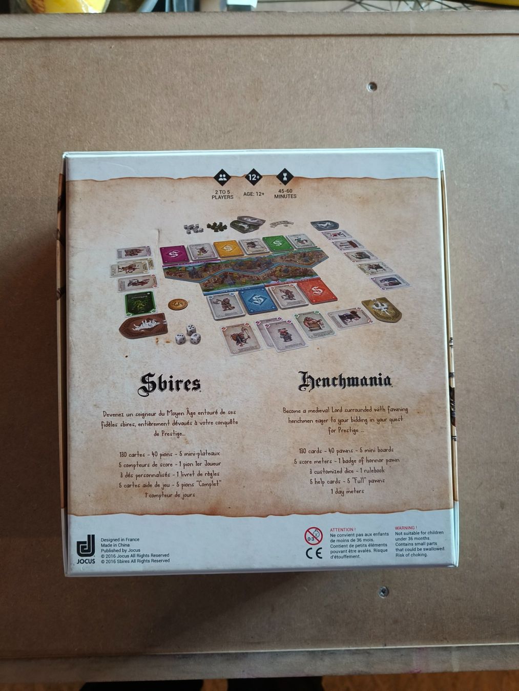 Giochi: Henchmania / Sbires (EN/FR) - Kickstarter Version – Usato da Fribourg venduto da Kazanthul 2
