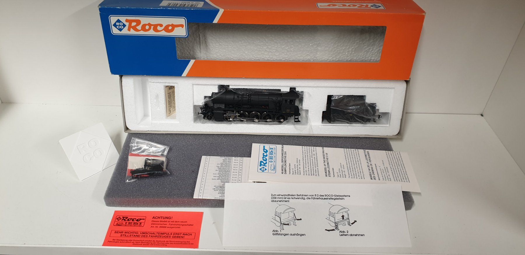 Roco Modellini di ferrovie: Roco SBB C5/6 Dampflok  H0/AC  43906 – Nuovo (secondo la descrizione) da Geroldswil venduto da TopTrain54 7