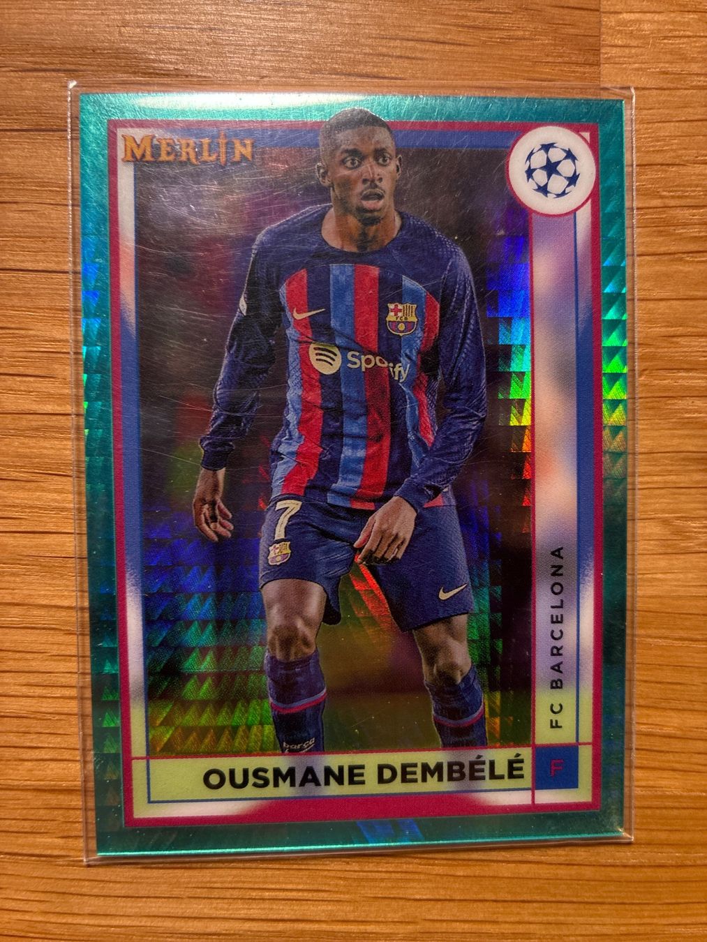 Topps Carte collezionabili: Topps Chrome Merlin Ousmane Dembele Aqua – Usato da Wangenried venduto da Garagara