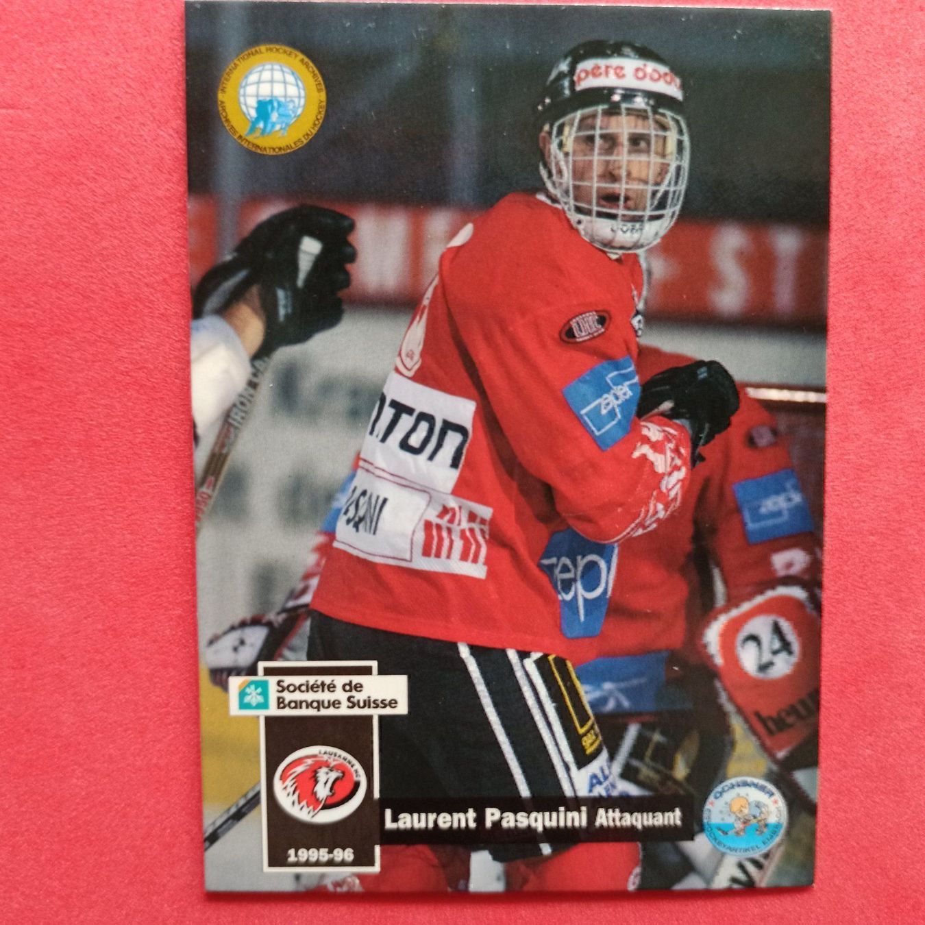 Carte collezionabili: Laurent Pasquini - LAUSANNE - 1995/96 – Usato da Dübendorf venduto da kb86_MOVIE