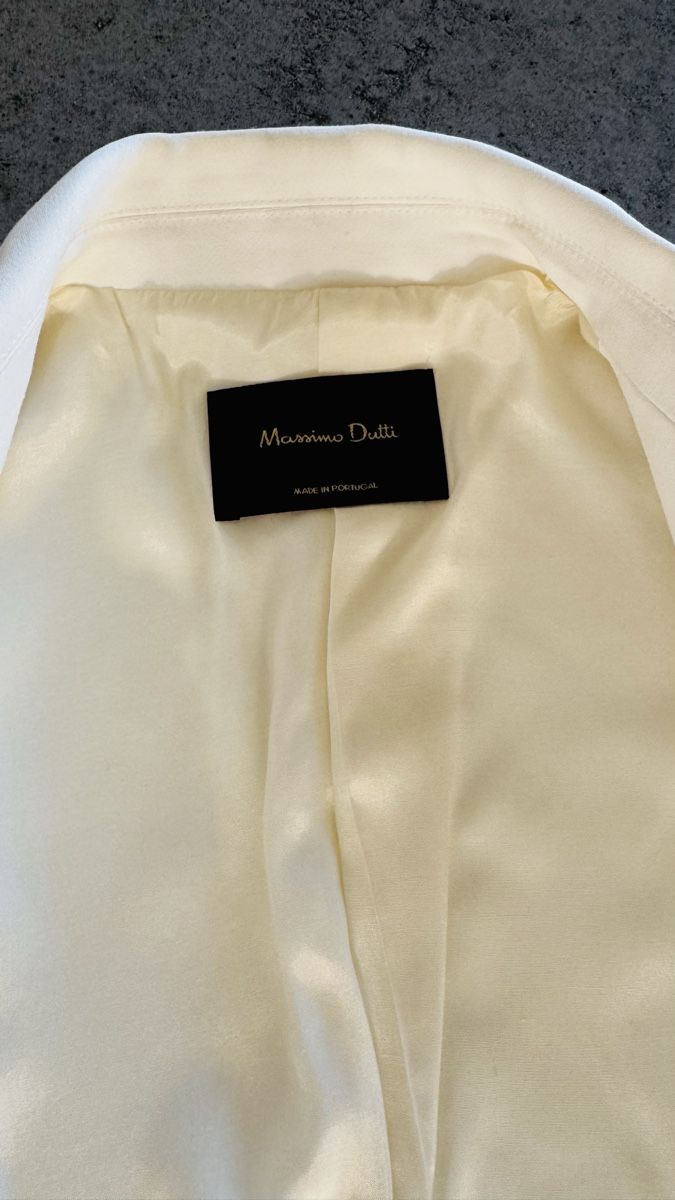 Massimo Dutti Giacche: Massimo Dutti Blazer, Weiss, Gr. 36, neu! – Usato da Heerbrugg venduto da Heaven09 2