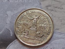 Médaille en argent 100 Jahre St. Jakobs Denkmal Basel 1972