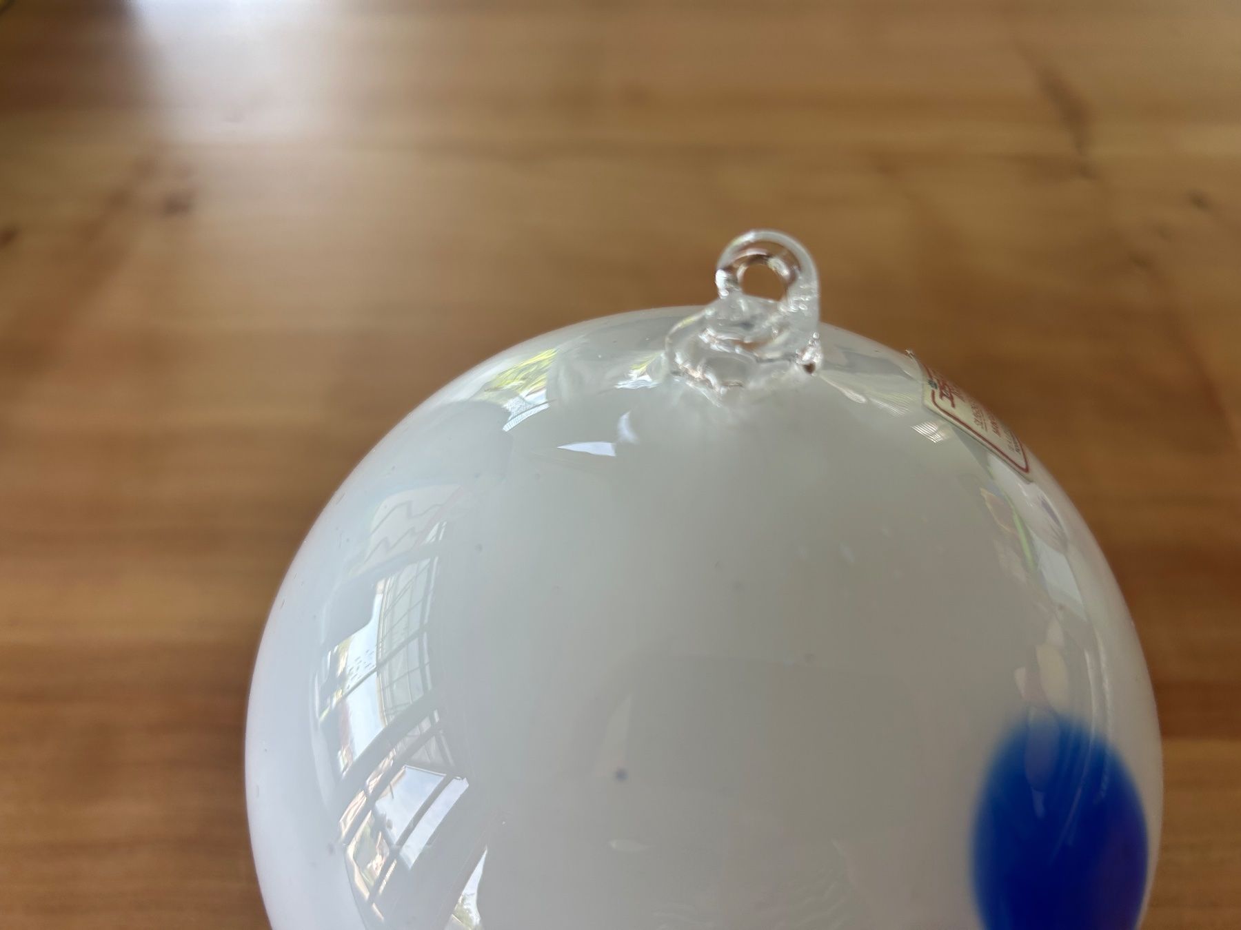Tutte le decorazioni: 2 Glas Kugeln Handgeblasen Weiss/Bunt – Usato da Kaltbrunn venduto da lagone1 3