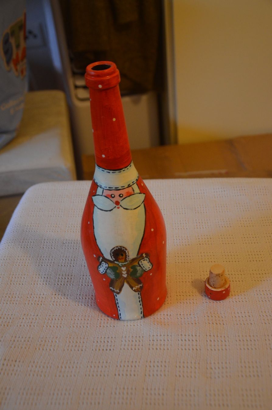 Tutte le decorazioni: NOEL DEKO FLASCHE - HANDARBEIT GEMALT – Nuovo (secondo la descrizione) da Chiasso venduto da Dolly015