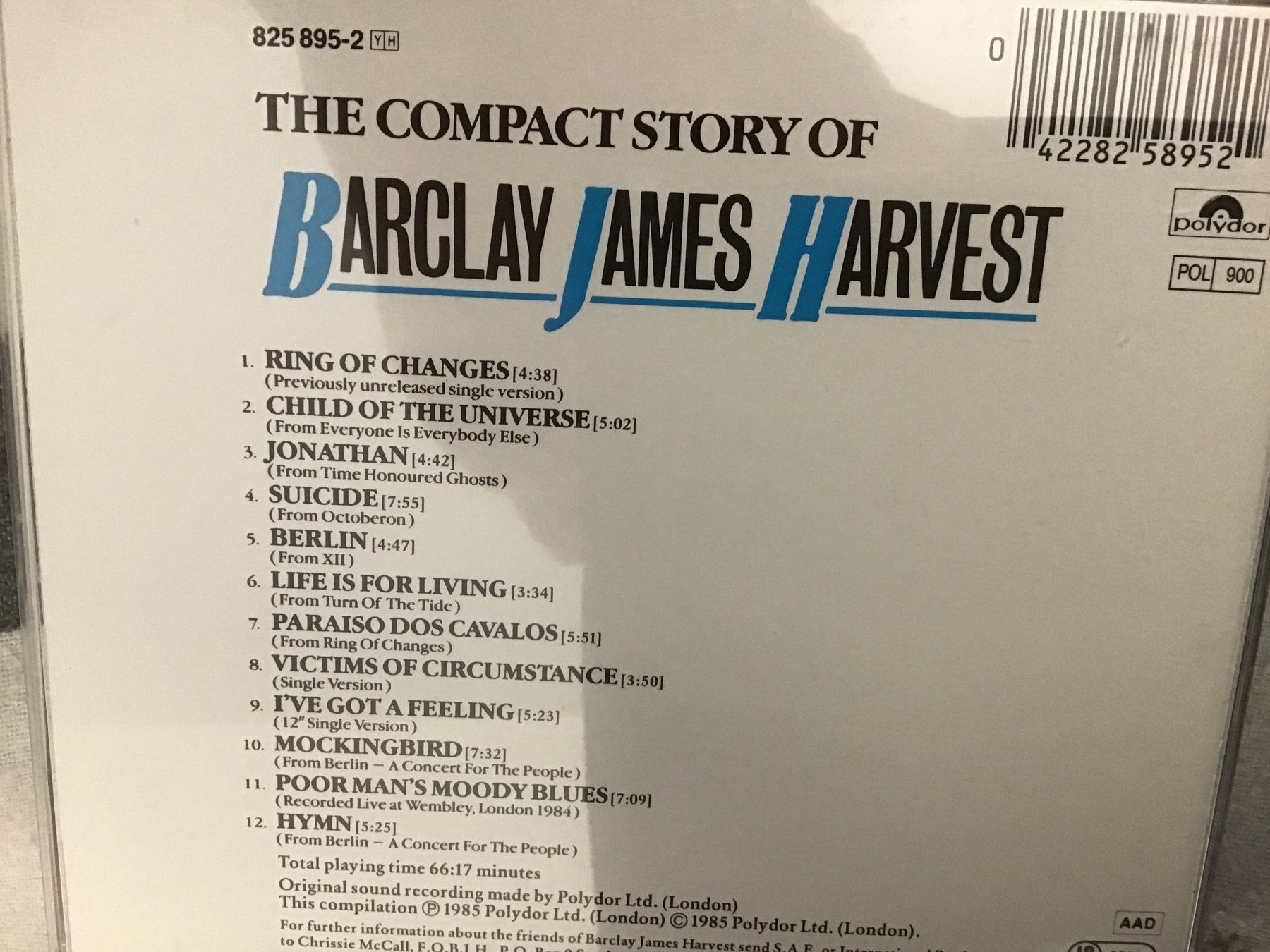 CD: Barclay James Harvest - The Compact Story      , – Usato da Thierachern venduto da sweden08 1