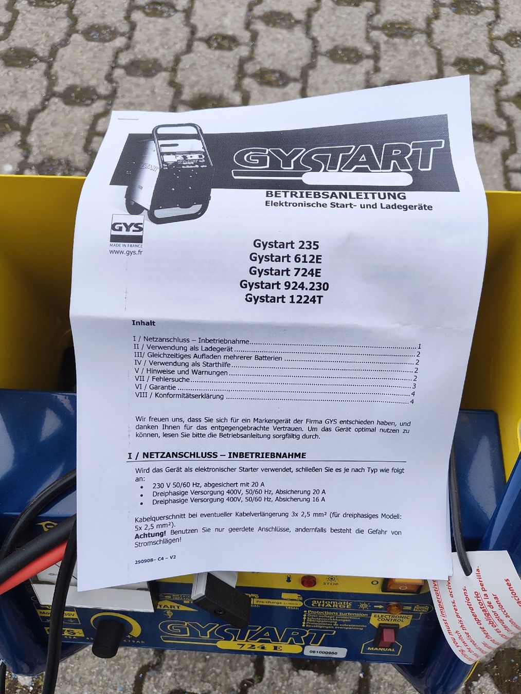 Caricabatterie: Profi Batterie aufladegerät und booster – Nuovo (secondo la descrizione) da Menziken venduto da Dragon-Fuchur 4