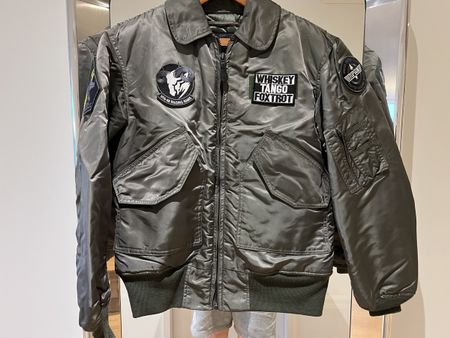 Original US Cockpit Fliegerjacke, IWC Schaffhausen, Grösse S