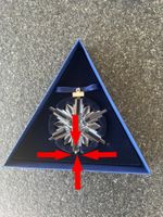 Defekter Swarovski Weihnachtsstern Ornament 2006