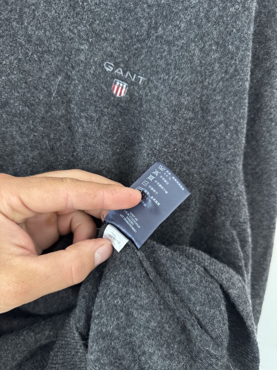 Gant Maglioni & Felpe: GANT Lambwool Herrenpullover, Grösse XL fit L, Pullover grau – Nuovo (secondo la descrizione) da Wetzikon ZH venduto da Jan_wojt 6