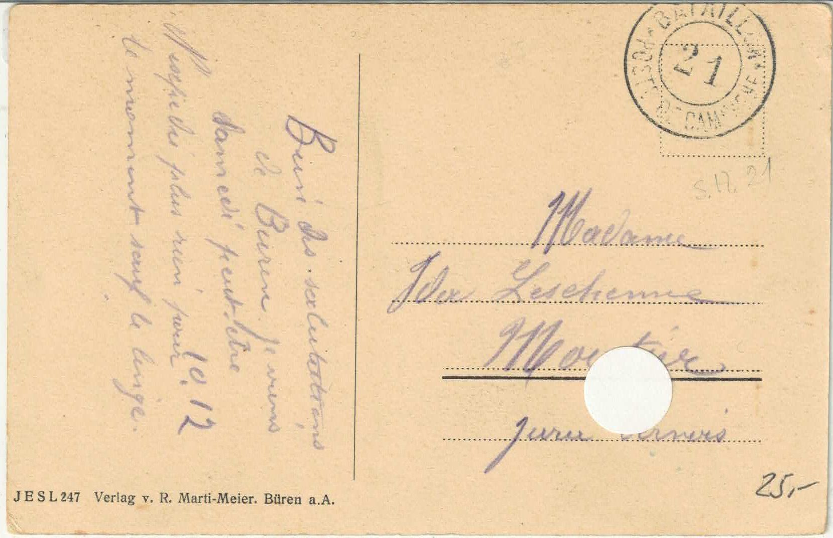 Cartoline postali: Gruss aus Büren a. Aare - Dorfplatz – Usato da Ettingen venduto da Kartenplanet 1