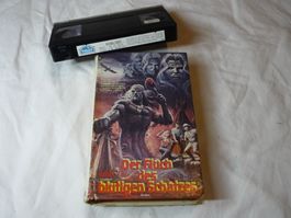 VHS Rarität - der Fluch des blutigen Scha - Erstausgabe 80er