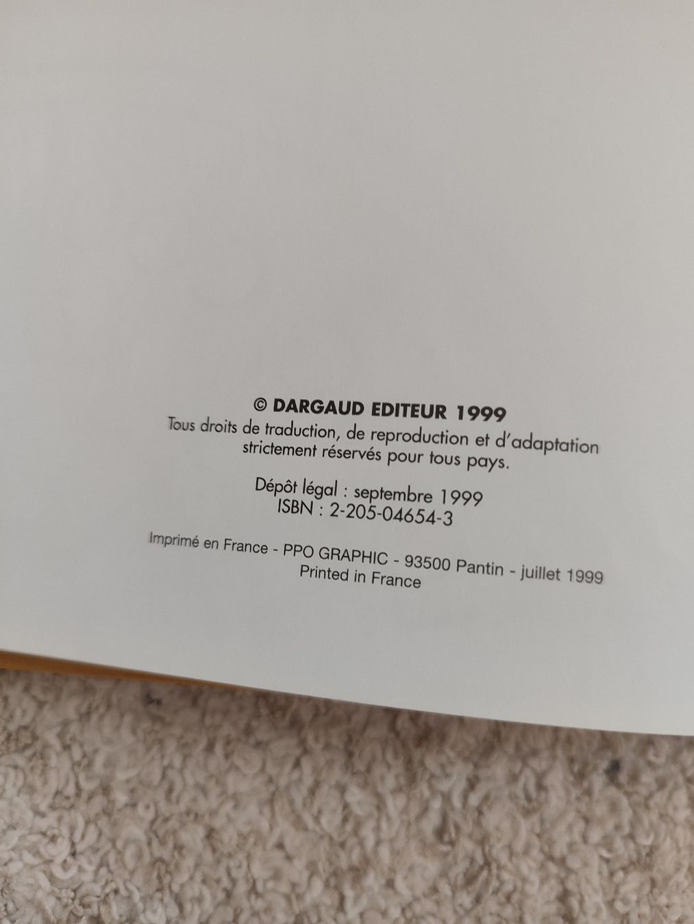 BD: Lie-de-vin - EO - TBE – D'occasion à Bougy-Villars par Vogue 1