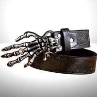 ☠️🖤 Gotischer Style: Geisterklauen-Gürtel 🖤☠️